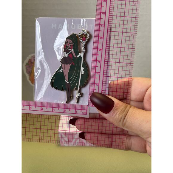 Mamobot Sailor Moon Anime Pin Sailor PlutoTop Model Senshi - Picture 2 of 11